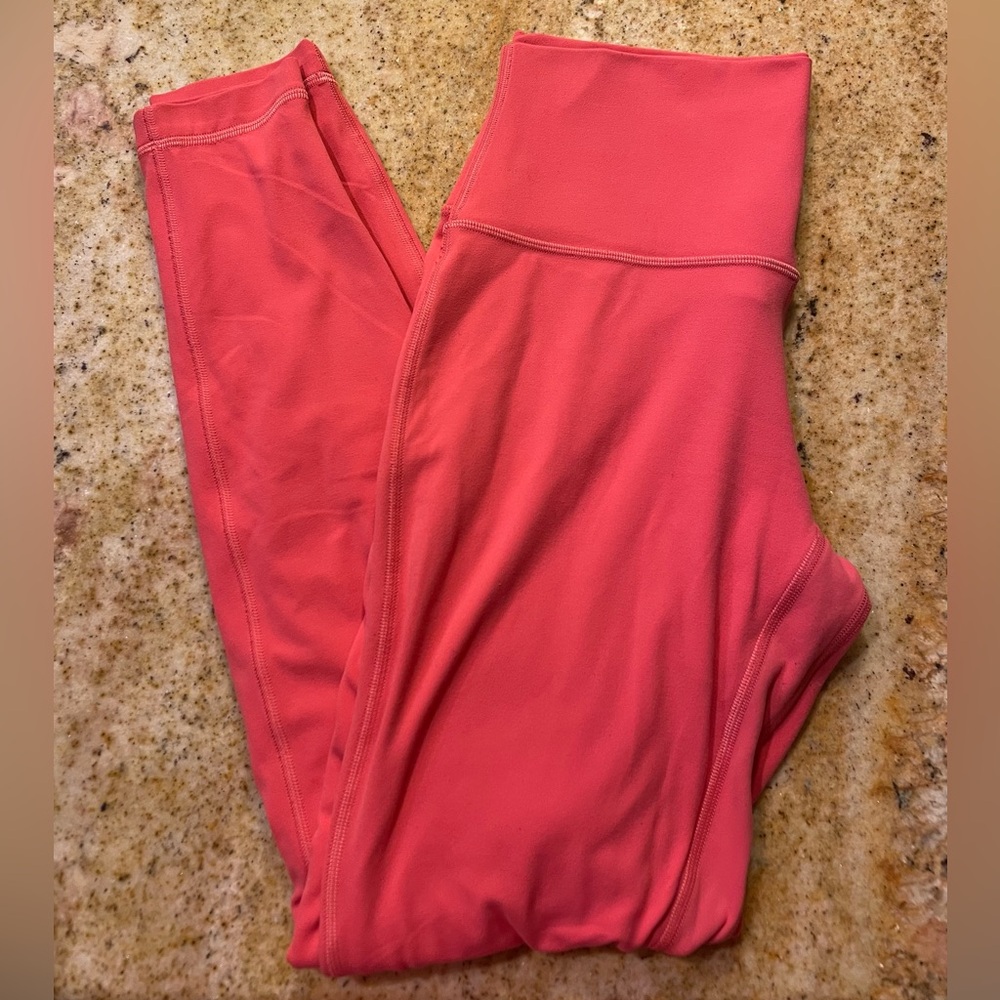 Lululemon Align High Rise 28” Leggings Pink 8 - Picture 4 of 5